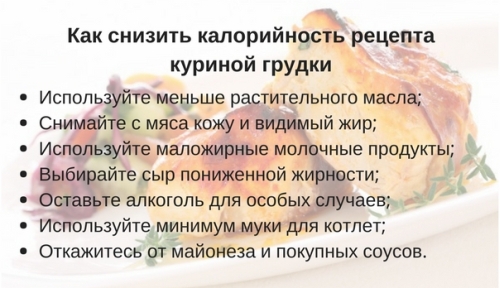 Как диетично приготовить куриную грудку