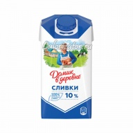 Сливки Домик в деревне питьевые 10%