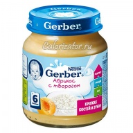 Пюре Gerber Абрикос с творогом