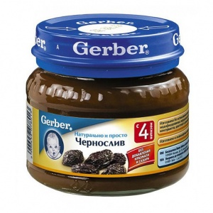 Пюре Gerber Чернослив