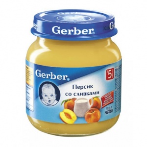 Пюре Gerber Персик со сливками