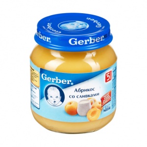 Пюре Gerber Абрикос со сливками