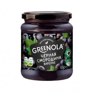 Варенье Greenola Чёрная смородина