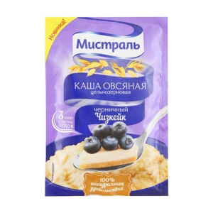 Овсяная каша Мистраль Черничный чизкейк