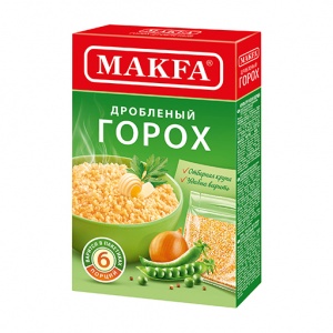 Горох Makfa дробленый в пакетиках