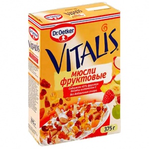 Мюсли Vitalis фруктовые