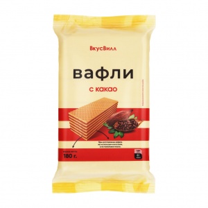 Вафли ВкусВилл с какао