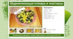 Маринованные оливки и маслины