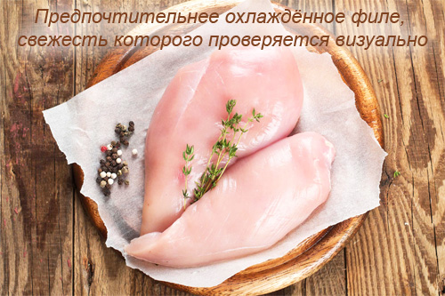 Выбор и хранение куриного филе